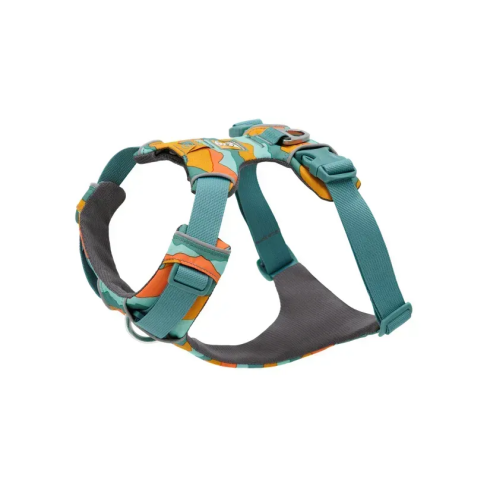 Повсякденна шлейка для собак Ruffwear Front Range XXS 33-43 см Бірюзово-оранжевий - фото 7
