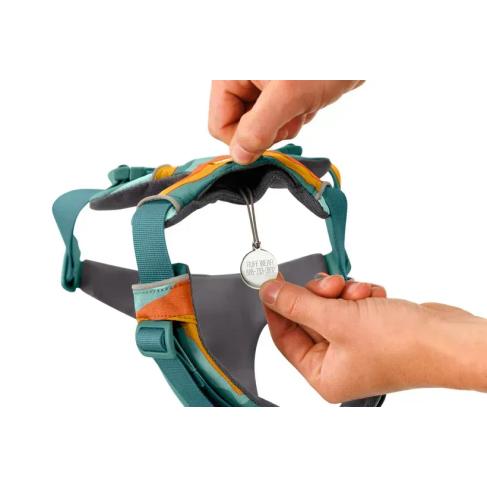 Повсякденна шлейка для собак Ruffwear Front Range XXS 33-43 см Бірюзово-оранжевий - фото 5