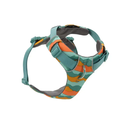 Повсякденна шлейка для собак Ruffwear Front Range S 56-69 см Бірюзово-оранжевий - фото 3