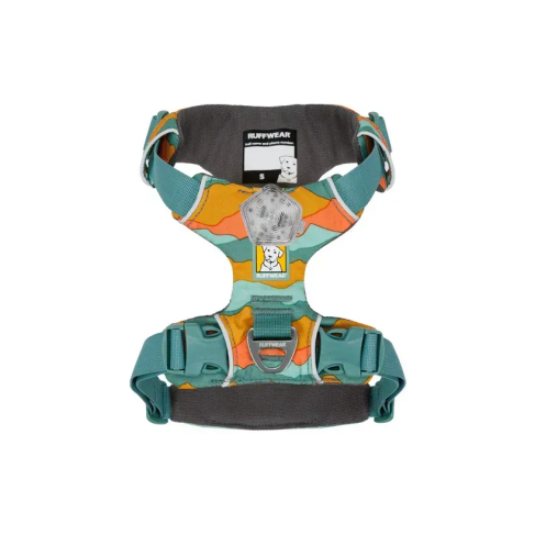 Повсякденна шлейка для собак Ruffwear Front Range S 56-69 см Бірюзово-оранжевий - фото 7