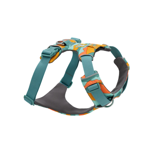 Повсякденна шлейка для собак Ruffwear Front Range S 56-69 см Бірюзово-оранжевий - фото 1