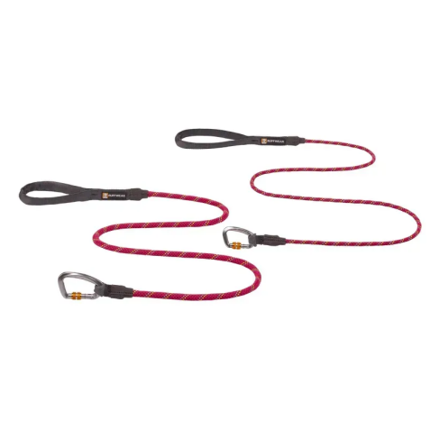 Рефлективный поводок канат для собак Ruffwear Knot-a-Leash&trade; L 1,5 м / 11 мм Розовый - фото 3