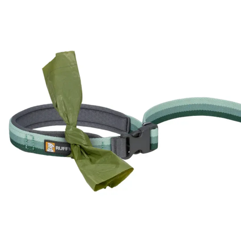 Поводок-перестежка для собак с амортизацией Ruffwear Roamer&trade; 1,7-2,1 м Зеленый - фото 4