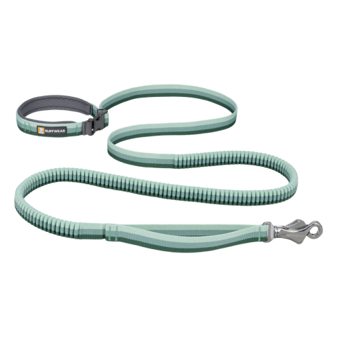 Поводок-перестежка для собак с амортизацией Ruffwear Roamer&trade; 2,2-3,4 м Зеленый - фото 1