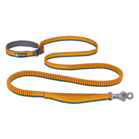 Поводок-перестежка для собак с амортизацией Ruffwear Roamer&trade; 2,2-3,4 м Желтый - фото 1