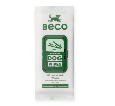 Влажные салфетки биоразлагаемые бамбуковые Beco Pets без запаха 80 шт.