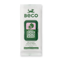 Влажные салфетки биоразлагаемые бамбуковые Beco Pets с запахом кокоса 80 шт. Влажные салфетки биоразлагаемые бамбуковые Beco Pets с запахом кокоса 80 шт.