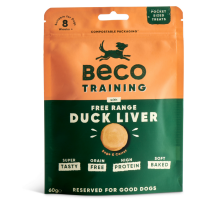 Печенье для собак Beco Pets Утиная печень с шалфеем и морковью 60 г