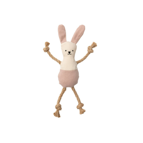 Мягкая игрушка для котов FuzzYard Зайчик Розовый - фото 1