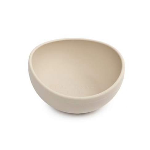 Силиконовая миска для собак FuzzYard LIFE Бежевый M - фото 1 Силиконовая миска для собак FuzzYard LIFE Бежевый M - фото 1