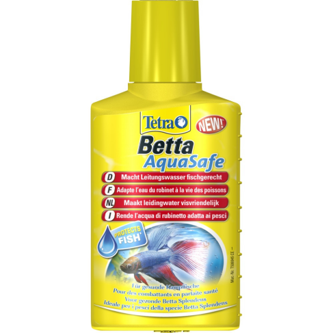 Кондиционер Tetra Betta Aqua Safe для подготовки водопроводной воды в пригодную для петушков, 100 мл на 100 л - фото 3