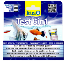 Набор тестов Tetra Test 6in1 для измерения параметров воды в аквариуме (индикаторные) Набор тестов Tetra Test 6in1 для измерения параметров воды в аквариуме (индикаторные)