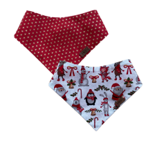 Двухсторонняя бандана для собак Duckly Christmas mood M