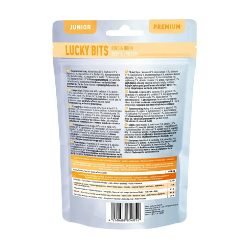 Натуральные лакомства из Говядины и Курицы Chewies Lucky Bits для щенков 80 г - фото 2