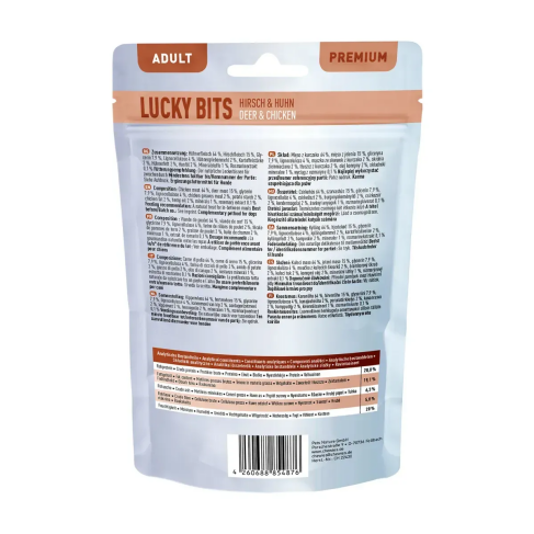 Натуральные лакомства из мяса Курицы и Оленины Chewies Lucky Bits для взрослых и пожилых собак 100 г - фото 2