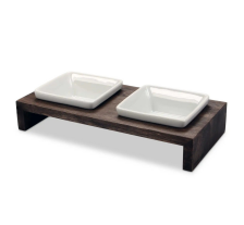 Миски на подставке Wolters Foodstation Meshidai True 2 x 0,2 л XS Темно-коричневый Миски на подставке Wolters Foodstation Meshidai True 2 x 0,2 л XS Темно-коричневый