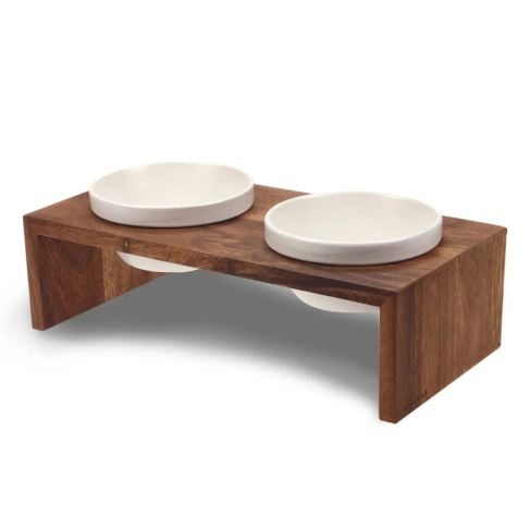 Миски на подставке Wolters Foodstation Gohan 2 x 0,4 л S Коричневый - фото 1