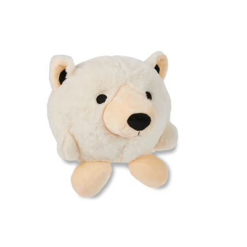 Мягкая игрушка для собак Wolters Plush Ball Полярный медвеженок 15 см без звука - фото 1