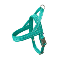 Смягченная шлея для собак Hurtta Casual harness ECO 30-35 Бирюзовый