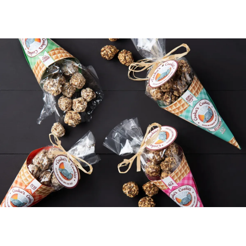 Натуральні ласощі для собак Cooka&#039;s Cookies Beijinhos Індичка з морквою та насінням 50 г - фото 2