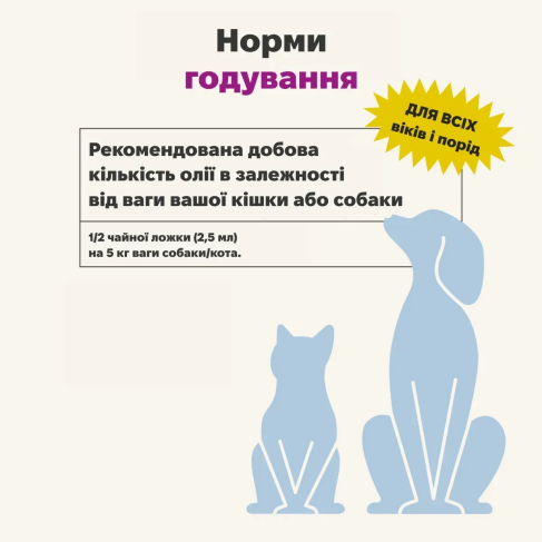Функціональна олія для імунітету собак і кішок Treatsy Immunity 250 мл - фото 7