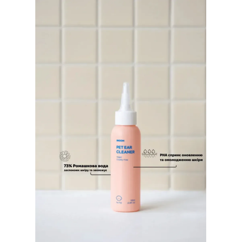 Веганская жидкость для очищения ушек собак Inoom Pet Ear Cleaner 100 мл - фото 2