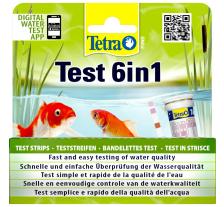 Набор индикаторных тестов Tetra Pond Test 6in1 для проверки показателей качества водой, 25 шт Набор индикаторных тестов Tetra Pond Test 6in1 для проверки показателей качества водой, 25 шт