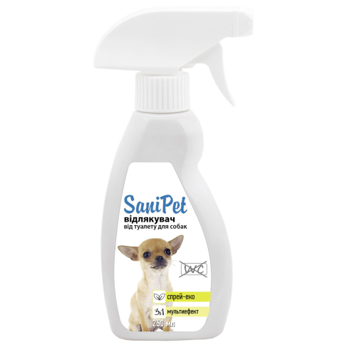Спрей-отпугиватель ProVET Sani Pet для собак, 250 мл (для защиты мест, не предназначенных для туалета) - фото 1