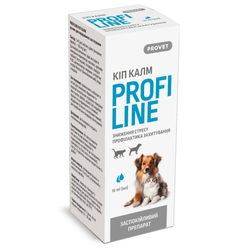 Краплі PROVET PROFILINE Кіп Калм для котів та собак 10 мл (заспокійливе) - фото 3