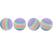 Набор игрушек Trixie Мячи цветные для кошек, d:4 см, 4 шт (вспененная резина) Набор игрушек Trixie Мячи цветные для кошек, d:4 см, 4 шт (вспененная резина)